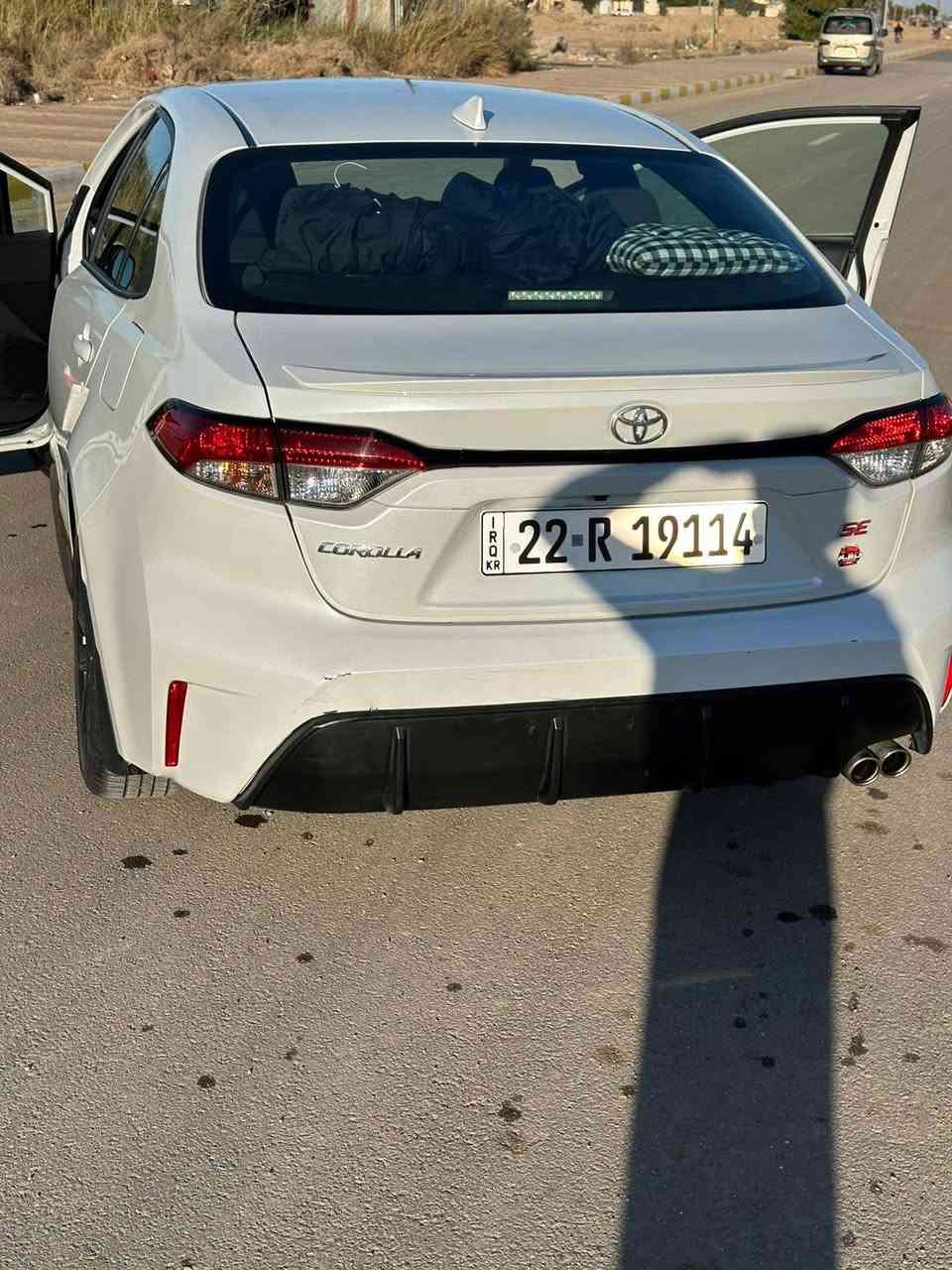 كورلا 2023 وارد امريكي بانزين فقط
لون ابيض بسمي تحويل ثاني يوم
محرك 2000
مواصفات "SE
بصمة تشغيل
شاشة كبيرة لمس كار بلي
 كامرة 
سايد بريك دكمة  
رادار تعديل مسار 
 رادار اوتو بريك
رادار جانبي
 تحكم ستيرن
 اوتو هولد
 نظام ECO
 لايتات زنون 
مانع انزلاق
رقم اربيل
سيارة كلش نظيفة 
ماشية 53
حادثه ربع بنيد وجاملغ بدون دواخل بدون ايرباك حادثه خفيف وجاملغ الثاني سرقه  صوره الحدث موجوده بل صور 
السعر 165 وبيه مجال 
رقم الهاتف ***********
