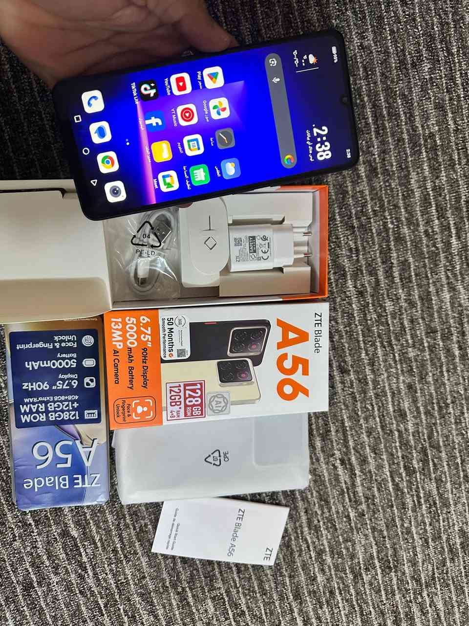 ZTE A56
جهاز جديد غير مستخدم 

ذاكرة 128

عشوائية 12

بطارية 5000 الاف

كامل الملحقات الأصلية
السعر 130 شراي خاص لو اتصال

‏‪***********‬‏
