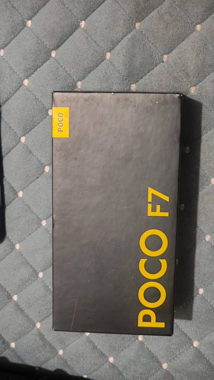 🚀🔥 POCO F7 PRO | 12 Go RAM • 256 في المخزون 🔥🚀 (120 فريم )
⚡ القوة بدون تنازلات!

اكتشف جهاز POCO F7 Pro، هاتف ذكي راقي مصمم لتقديم أداء استثنائي، عرض غامر، واستقلالية مثيرة للإعجاب...

📱 الميزات الرئيسية:
✅ رام 12 جيجا بايت
✅ 256 جيجا بايت من التخزين
✅ معالج Snapdragon® 8 Gen 3 - أداء فائق السرعة للألعاب والمهام المتعددة.
✅ شاشة AMOLED 2K بحجم 6.67 بوصة بمعدل تحديث 120Hz للحصول على سلاسة استثنائية.
✅ بطارية 6000 ميلي أمبير لاستقلال ذاتي يدوم طويلاً.
✅ اشحن رابيد هايبر تشارج 90 واط.
✅كاميرا رئيسية 50 ميجا بيكسل مع تثبيت بصري (OIS).
✅ مكبرات صوت ستيريو مزدوجة مع دعم Dolby Atmos ®.
✅ مستشعر بصمة الأصابع تحت الشاشة.
✅ IP68 مقاومة للماء والغبار.
شاحنة ٩٠ واط سريعة جدا 

🎮 Gaming • 📸 Photography • 🎬 Streaming • 💼 Work: POCO F7 Pro صُمِم للتفوق في جميع الحالات...

📞 اتصل: *********** 
السعر : 450 الف وبي مجال

