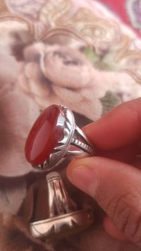 فضة ٩٢٥ • صياغة ثگيلة • عقيق يماني