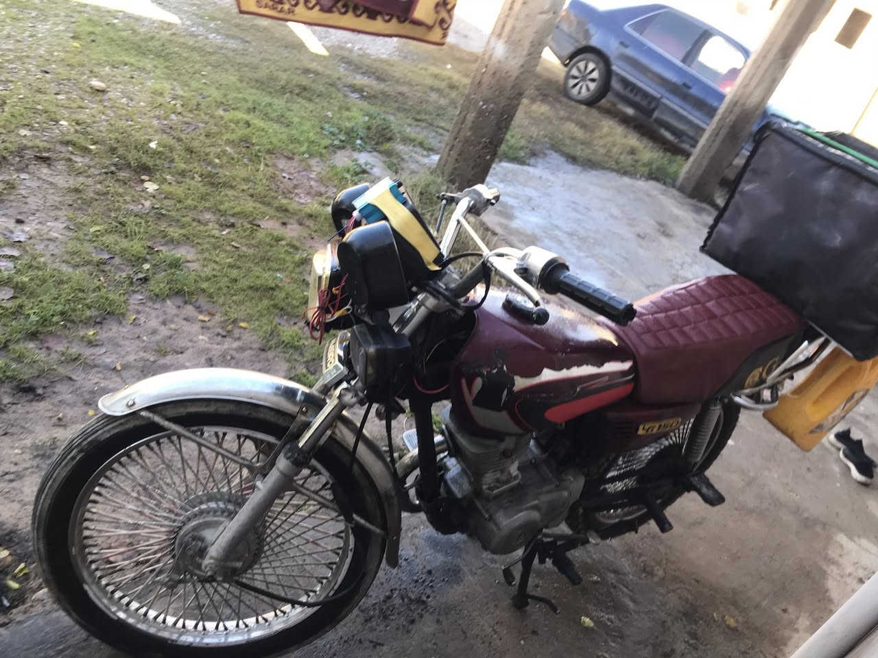 اسلام عليكم شباب دراجه تايكر كلشي ما بيها بس بيها تبخير العنوان صلاح الدين تكريت السعر350وبيها مجال  ***********واتساب  مديلها 2020هاذا تيب بس شاد المسجل بيها
