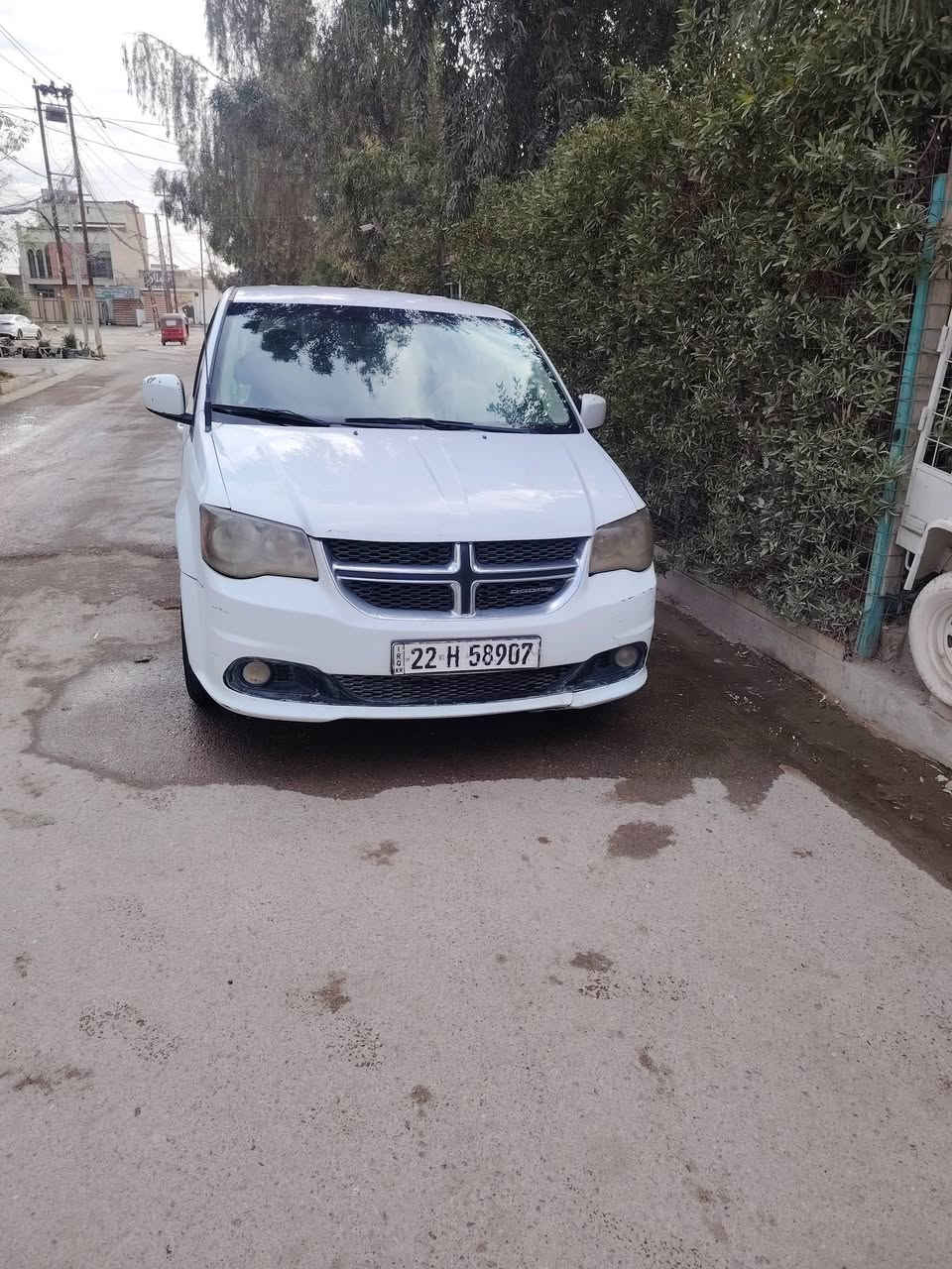 دوج كرفان
موديل ٢٠١٨
لون ابيض
رقم أربيل جديد دولي
بيبان جنطه ميكانيك مو كهرباء 
داخل السياره ملكي 
شاشه كبيره
جام كلهم كهرباء
سنويه خلصانه تقريباََ صار سنه 
تحكم استيرن 
تبريد ٣ قطع 
محرك  VVT  
6 سلندر
السعر ١٦٥$
موبايل ***********
