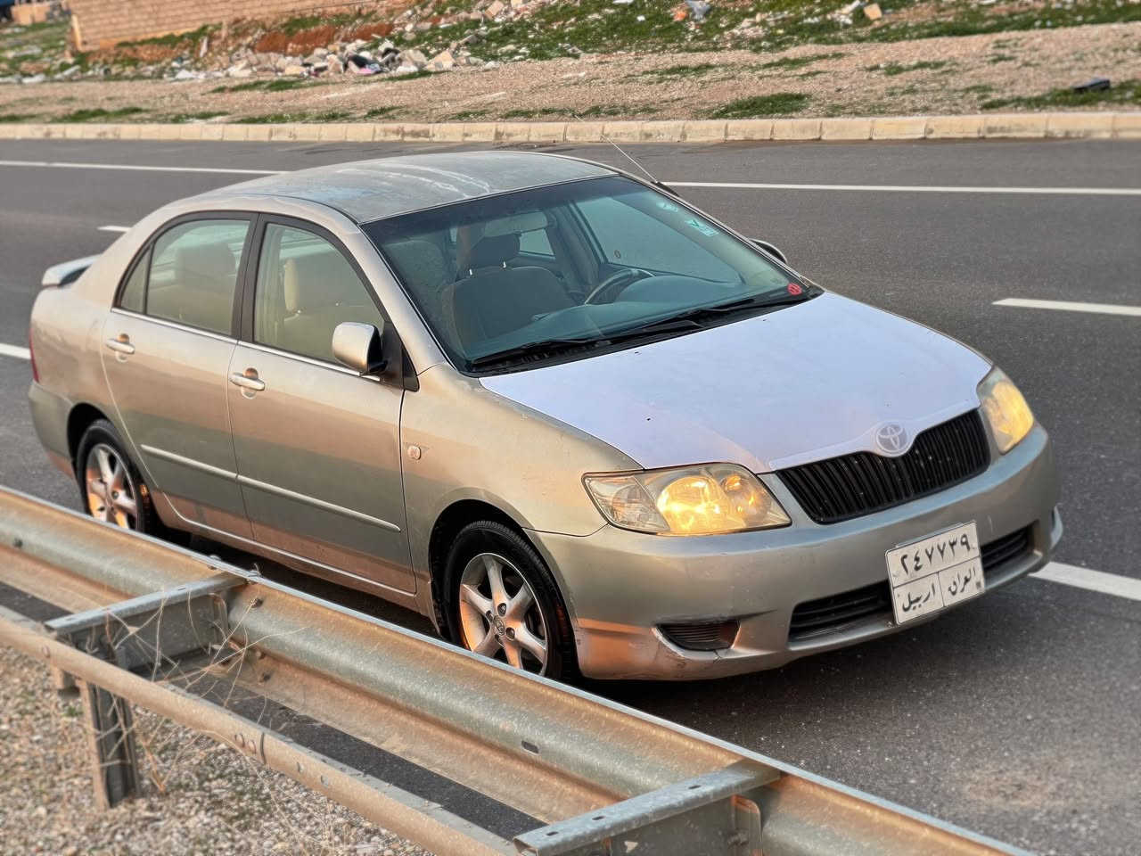 ﷽
بیکاشۆ:مۆدیل 2007✅
ئیملاقە مەکینە گەورە 300km ڕۆشتوە📦
3پارچەی پەمپە لەسەر ساخی
پشت و پێشی کەپسە
سەنەوی 3مانگی ماوە 
٤ تایەی تازەی لە ژێرە✅
سەیارەکە فول فولی بێ سڵایتە
بەرە درگاو کوشن و سەقف و
هەموی تازە و جوان ماوەتەوە✅
سعری ٨٨ وەرەقەیە 
ژ.م ***********☎️
تکایە موشتەری نیت سەری ئێمە و خۆت مەیەشێنە
جوابی کۆمێنت نادەمەوە❤️
