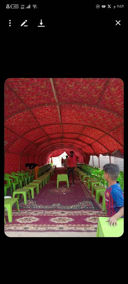 جادر شبح 30قوس للبيع 
 بس حديد بدون قماش 
البصره 
***********
***********
