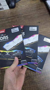 رامات للبيع T-FORCE 32gb 6000mhz cl30 White new السعر 525 الف T-FORCE ...