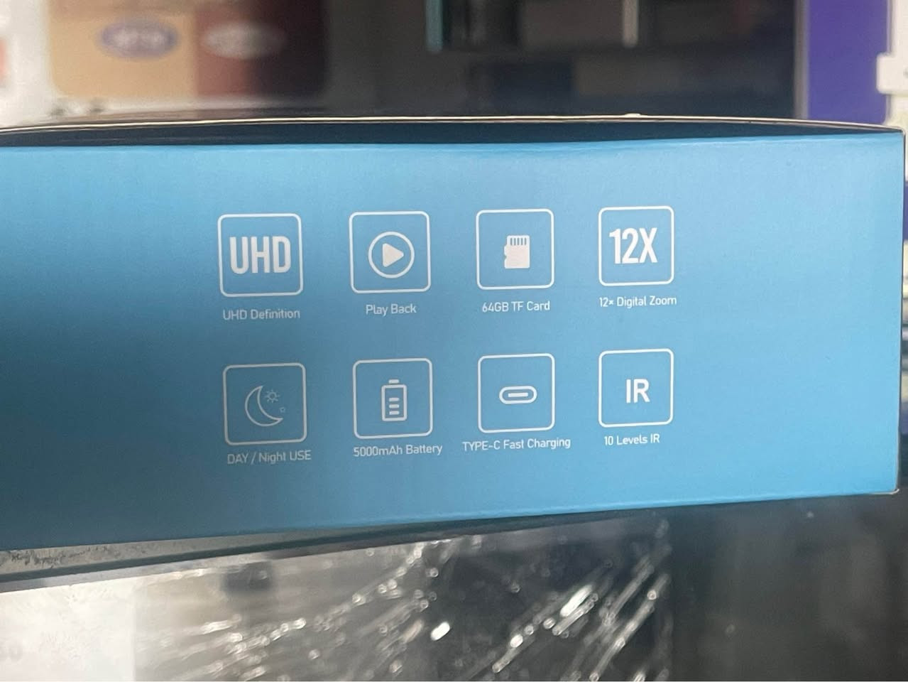 وەرە بزانە جەم لۆ هینایی 
دووربینی شەو بی و شاشەی هەبی زۆر موهیمە 
هەم وێنەی دەگری 
هەم ڤیدیۆ  بە کوالێتی زۆر بەرز
یانی ئەوەی ئەتوو دەتەوێ رێک ئەوها دروست کرایە 

Night vision binoculars 
 UHD definition 
Play back 
64 GB TF Card
12X Digital Zoom 
Day / night USE
5000mAh Battery 
TYPE-C Fast Charging 
10 levels IR

هەموو ئەو مواسەفاتانەی. تێدایە 

ژمارە مۆبایل 
***********
*********** أربيل, العراق
