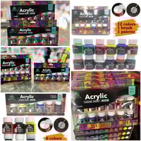 آلوان Acrylic أكرلك نوعية ممتازة 🎨🖌️🗺️ حجم 25mL  توفرت ب حجمين  السيت ...