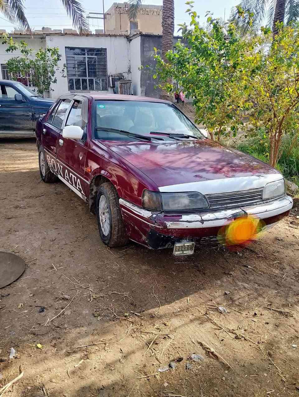 سوناتا1992 بغداد هيكل بلاد مكفوله من الضربه القويه كير عادي محرك نص عمر شغاله وتمشي  غرفه حلوه نقص دعاميه خلفيه شرط التحويل للبيع ب24 مكانهه بغداد جسر ديالى القديم ***********
