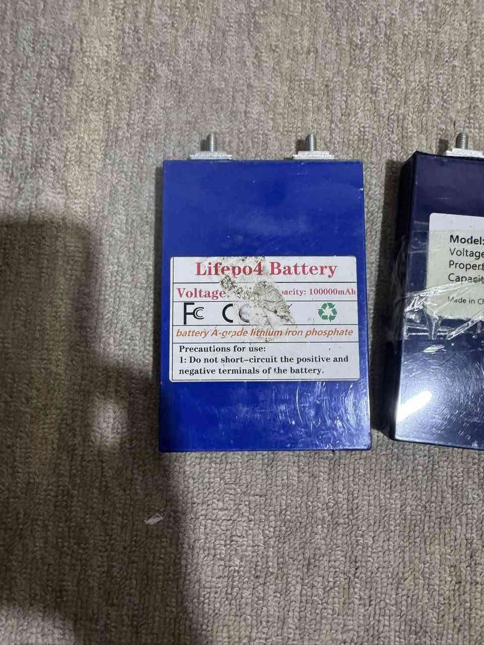 تحياتي للجميع 
بطاريات فوسفات الحديد. عدد. ٤ قطع.    ٣٢ أمبير. 

القطعه ٢٥ الف


**إذا كنت صاحب هذا الإعلان وتريد حذفه لأي سبب، رجاءا أرسل رسالة إلى الدعم الفني**