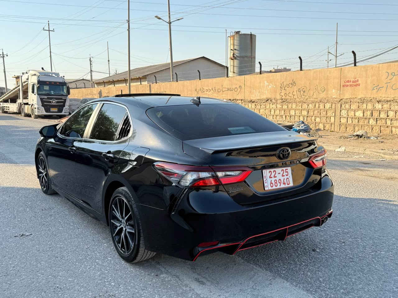 تويوتا كامري موديل 2024 
مواصفات se سيلايت فول
بونيد جملغ +نص جملغ صبغ ارباك سيستم شريكه 
مواصفات 1/1 سيلايت بصمه شاشه كاميره حساس رادار 
كوشنات جلت كهربايي  بعد هواي مواصفات 
سعر 180 و مجال 
اتصل ررقم ***********
 مكان اربيل اكر, نينوى
