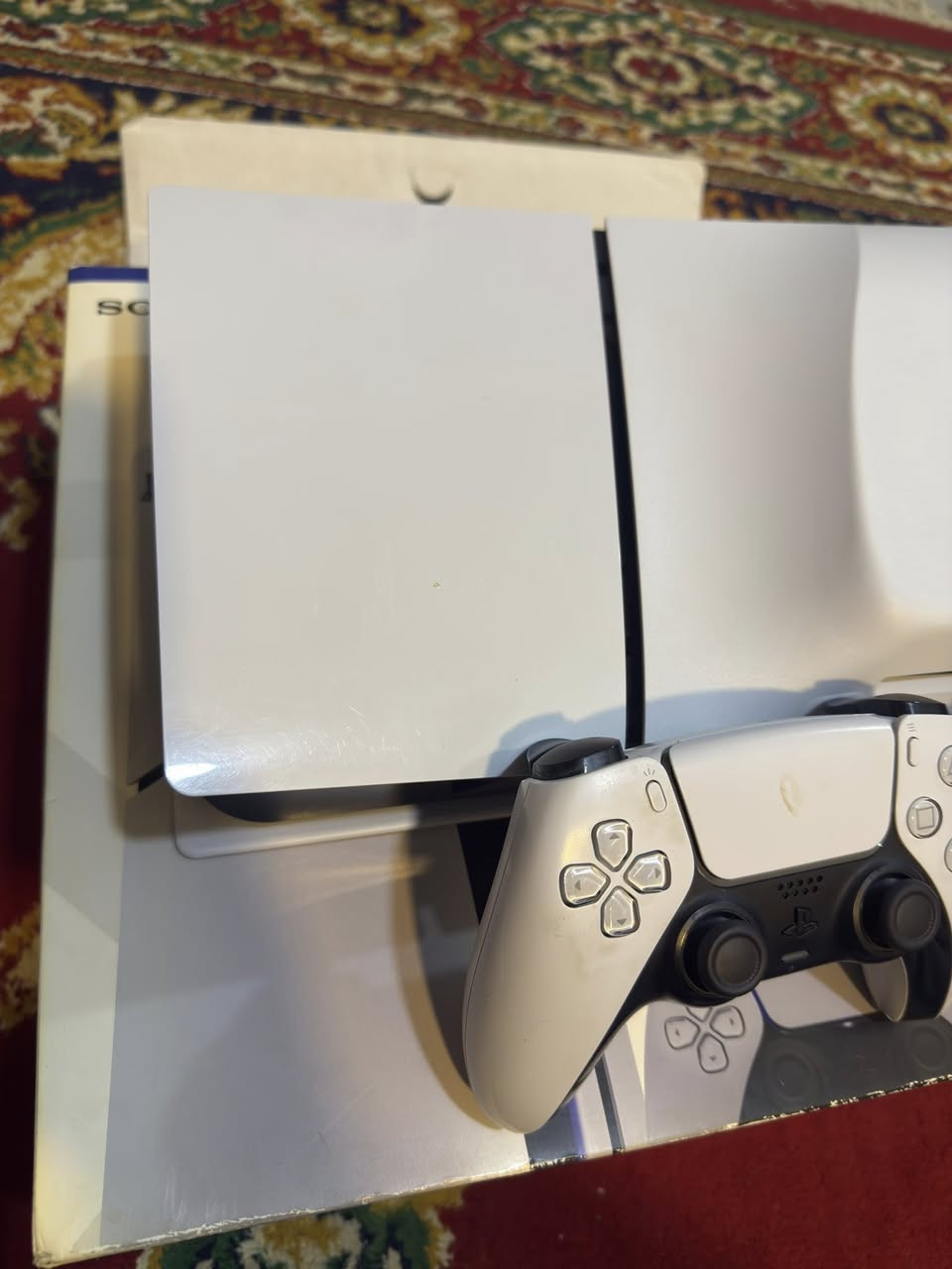 سلام عليكم بلي ستيشن5سلم مع ubs اونلاين1500  نضافه مثل ماموضح بلصور جهاز جديد بس بي جويه بلكفر مال جمره جكاره مابينه تجي تفحص براحتك وجيك ع راحتك كارتونه وغراضه كامل مكمل ويا يدتين وحده الاصليه مالته وحده اوربيه جبته ب 80 ويا ٤ اقراص بس القرص كولاوف ديوتي 60$  البلي تاركه الله يشهد مالاعب بي لان مامتفرغ 

(المكان البصره المعقل    )

السعر(725) وبي مجال حك الجيه

موجود علئ الخاص


**إذا كنت صاحب هذا الإعلان وتريد حذفه لأي سبب، رجاءا أرسل رسالة إلى الدعم الفني**