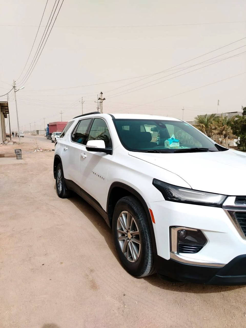 ترافرس 23 
 حادثها خلفي بل صندوق
داخل بصمتين
وخارج اربع بصمات
حساسات أمامي وخلفي
 ثلاث قطع تبريد
 تخم تاير
 كهربائيات تدفئه وتبريد بالكشنات  الكشنات كهربائيات وال ستيرن
 شاشات ثنين  كبيره
 تحديد مسار
 توقف ذاتي
 تشغيل عن بعد
ويل كب
هاند بريك بصمه
اشاير بلمري
 تحسس جانبي
 وبعد المواصفات المعرفه عدا الفتحه ماشيه 56 ألف
رقم دولي بأسمي سعر245 بيه مجال
 للاستفسار الاتصال
رقم صاحب السياره
مكان البصرة شط العرب 
*********** 
*********** 

تحياتي للجميع
