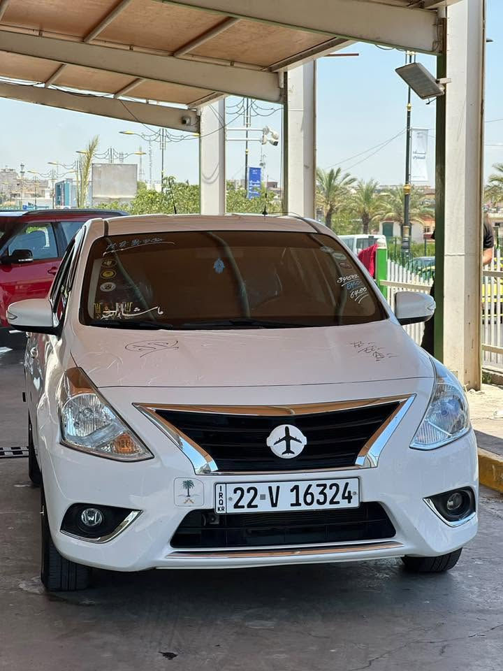 نيسان صني خليجي زيرو اربيل موديل 2025 ماشي 20 الف فقط زيرو السياره بعدها  رقم ***********
