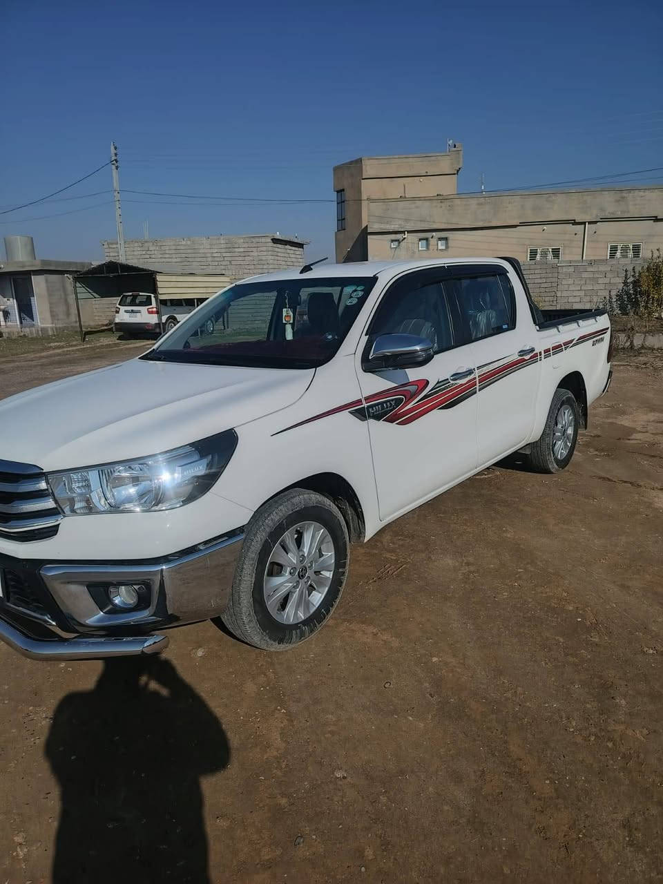 هايلوكس♥️
2022
كلين تايتل
فول
ماشية 62ألف
شركة ساز
رقم اربيل
تايرات شركة
السونار مرفق مع الصور 
كفالة من الدعامية للدعامية من كلشي
مكان السيارة صلاح الدين_قرية الامسيحلي
السعر290$ وبيها مجال بسيط.
للأستفسار…..***********
***********
