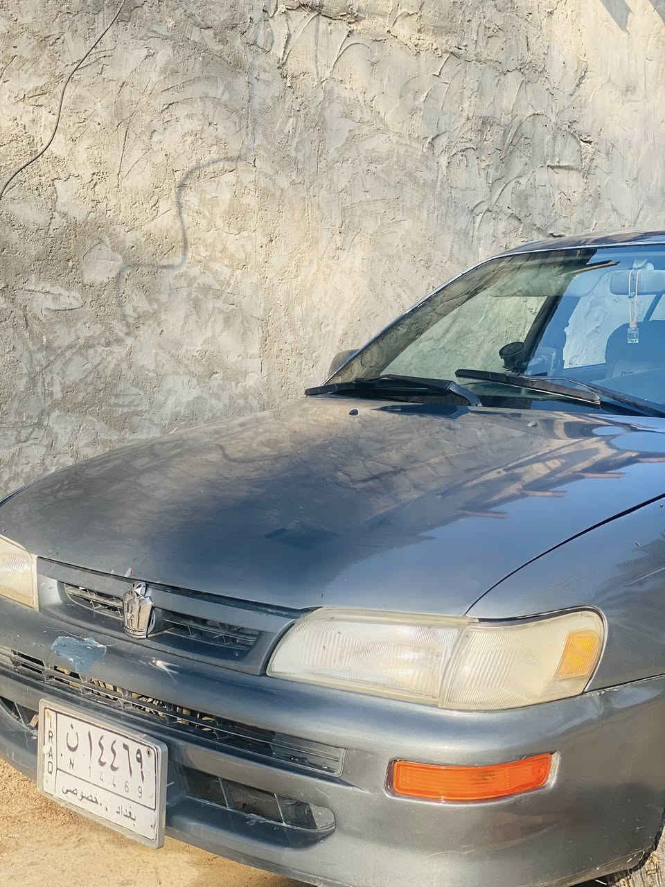 كورلا مديل 1992 تخم تاير تبريد شاشه كامره كهربئيات شغاله نضيف السياره حداديه جديده  خلفي امامي رقم بغداد مشروع وطني السعر عل خاص او رقم تليفون ***********
