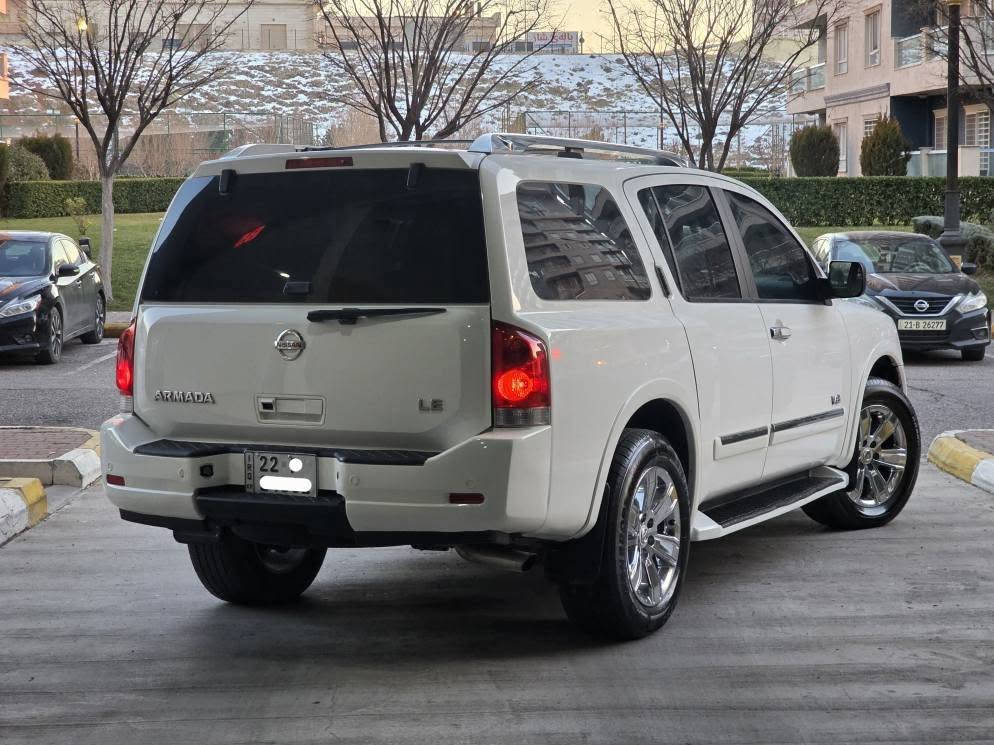 نیسان ئەرمادا  ٢٠١١  LE خلیجی فول مواسەفات ناوزەرد بەسمە شاشەگەورە ئۆتۆماتیک دەبڵ ئەکسل سڵاید سندوق شەفت کارەبای کوشن جلدوکارەباوهیتەر سێ ڕیزکوشن تەبریدمەرکەزی دیڤیدی سقف ئێمپریفایەر کامێرا حاسەی پێشودواوە ( تەنهادووپەڵەی بۆیاخە لە دواوە )سەنەوی تازەیە بەناوی خۆمەوەیە گێڕومەکینەوتەحویل وغەرامەبەشەرت سیعری 💰 ١٣٨ 💰 گەڵاومعامەلەیەکی زۆر زۆر کەم..لە سلێمانیم گەڕەکی ڕاپەڕین 
☎️ *********** ☎️*********** ☎️ السليمانية, العراق
