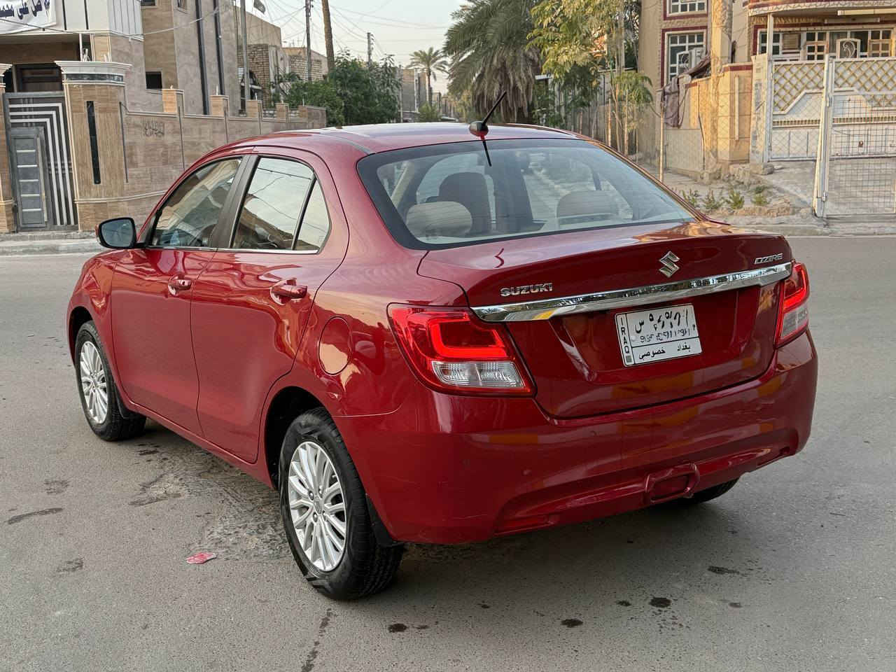 سازوكي دزاير 2022
خليجيه ياباني 
مواصفاتها تشغيل بصمة
بصمة بابين
ايرباك عدد 2
مرايا جانبية كهربائية
اشارات مري led
بك لايت led 
حساسات خلفية
مانع انزلاق
نظام ABS
تبريد ثلج
تحكمات ستيرن
مداخل شحن امامي خلفي
تبريد امامي خلفي 
رقم بغداد تحويل مباشر
***********
بدون صبغ أو تبديل أو بارد
