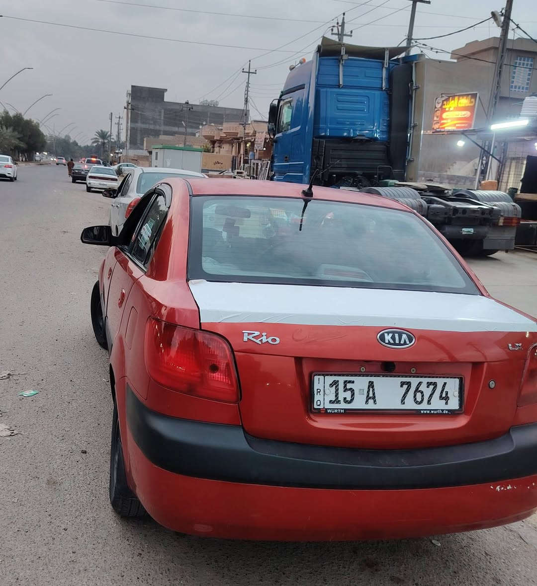 كيا ريو 2007رقم انبار انكليزي مكينه وكير شرط كفاله مكينه 1600حداديه 90بل 100تخم تأير جديد بشرط تراي وين تريد لايت زنون نقصها تبريد فجاه طفه درايم شفت ايسر بي طكطه سياره بيها 3قطع صبغ بس اني ابيع حزام بنيد وقماره وجنطه مامصبوغات سياره مكفوله من دواخل سعر ٧٥ وبيها مجال قليل  مكان السياره ابو غريب خان ضاري ***********
