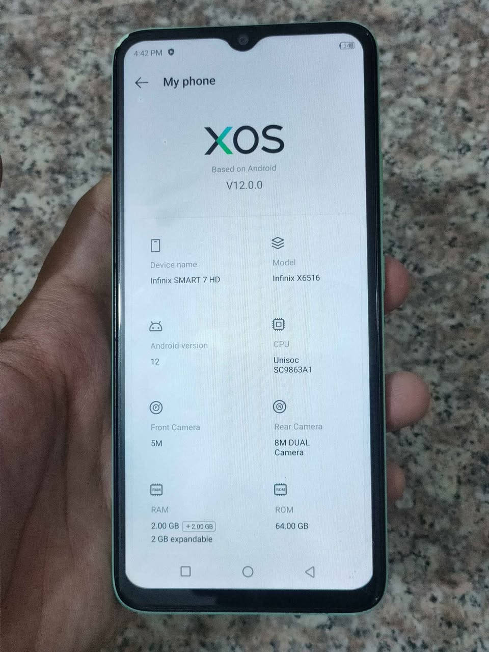 انفنكس سمارت 7 HD
جهاز جديد مستخدم قليل
نظافة 95% 
بطلرية 5000
ذاكرة 64 
شحن كلكسي 
سعر 80 بعقوبة, ديالى


**إذا كنت صاحب هذا الإعلان وتريد حذفه لأي سبب، رجاءا أرسل رسالة إلى الدعم الفني**