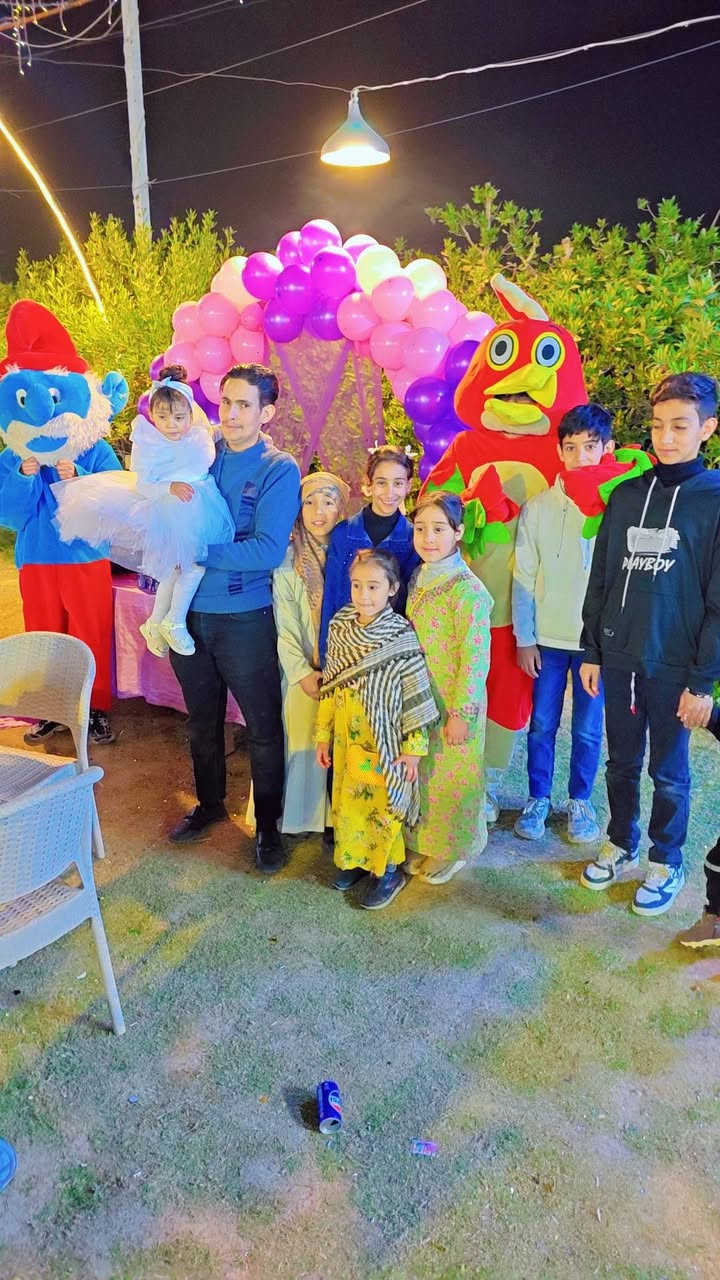 عيد ميلاد وتين في متنزه نيو دي العائلي في الدورة
سعر الحجز والتزيين كامل ب35 الف مع الدمى ودي جي وتصوير للحجز ***********
💥عنوان متنزه نيو دي العائلي  💥
بغداد الدورة مدخل حي اسيا من سريع الدورة نهاية شارع جامع حاتم السعدون على اليسار مجاور مدرسة الوهاب ومدرسة السراج💯
#متنزه_نيو_دي_العائلي
#بغداد_الدورة
#نمبر_ون
