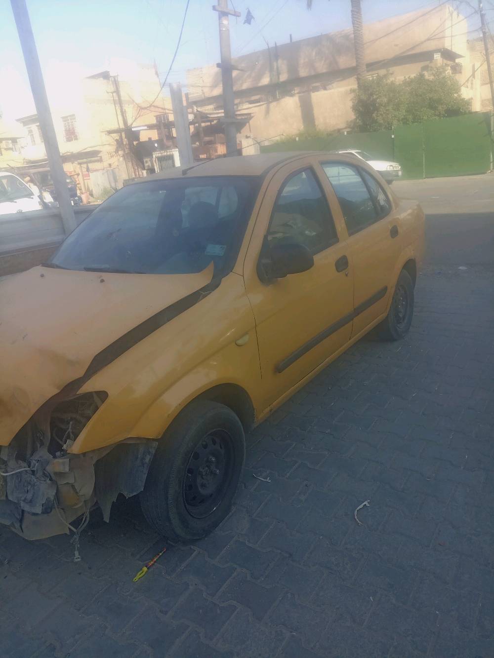 طيبه موديل ١٥ بيه حادث دعاميه وبنيد وجامه مثل ما واضح بل صوره السياره تشغل كلشي ما بيه تبريده شغال بيه مكينه وكير خير من الله رايده ٢٥ وبيه مجال المكان بغداد الشعله الرقم ***********