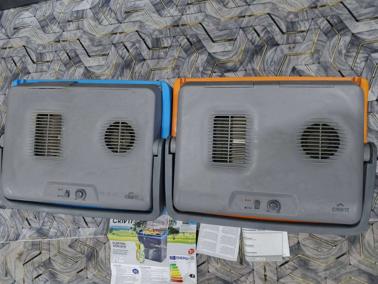 نوع المنتج: ثلاجة كهربائية محمولة (Cool Box). حار بارد
الوظيفة: تبريد وتسخين.
مصدر الطاقة: تعمل على ولاعة السيارة (12 فولت) وكهرباء المنزل (230 فولت).
السعة: تتوفر بسعة تصل إلى حوالي 29 لتر. صنع في المانية سعر واحد على 75 الف توصيل 8 الف


**إذا كنت صاحب هذا الإعلان وتريد حذفه لأي سبب، رجاءا أرسل رسالة إلى الدعم الفني**