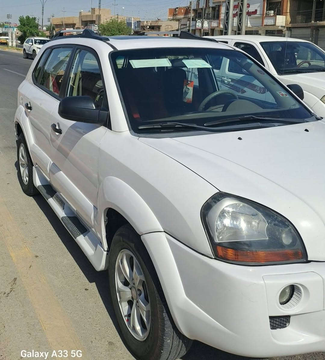 للبيع_او مراوس النترا 2017
هونداي توسان موديل 2009 خليجي لون ابيض بيهه جاملغ وبنيد بدون دواخل 
مواصفات 
فتحه 
حساسات 
دبل ارباك 
دسك امامي خلفي 
داخل بيجي 
محرك 4سلندر (2000) 
رقم أربيل دولي 
السعر 122وبيها مجال 
مكانها كربلاء 
***********
