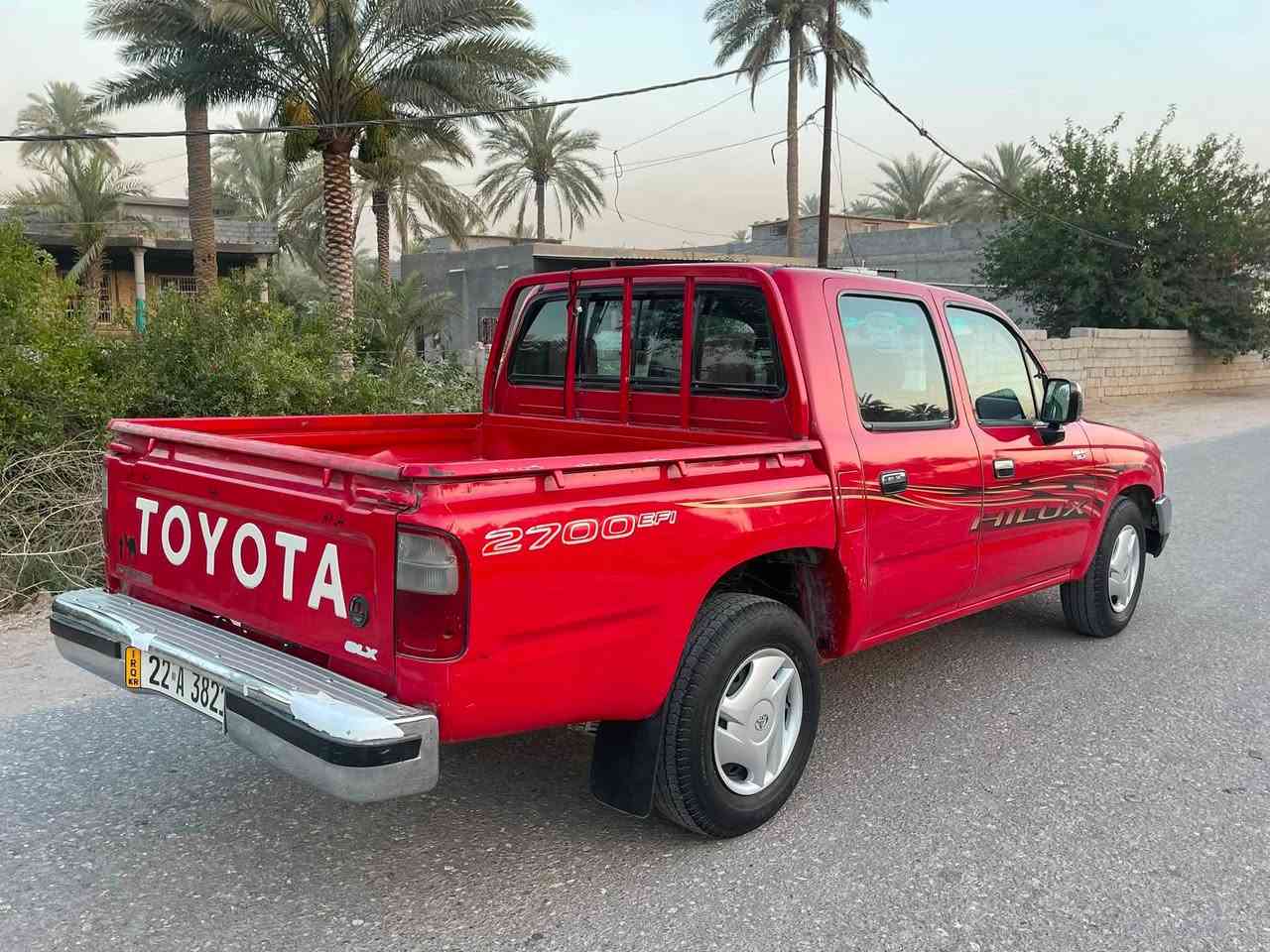 ✅ للبيع هايلكس موديل 2005
✅مكفوله كفاله عامه عدا شبرين صبع 

✅رقم أربيل دولي سياره جديده كلش   سعرها 135 ورقه 

✅فول مواصفات منفصل 

✅مكان السياره كربلاء المقدسه 

📞📞 ***********
