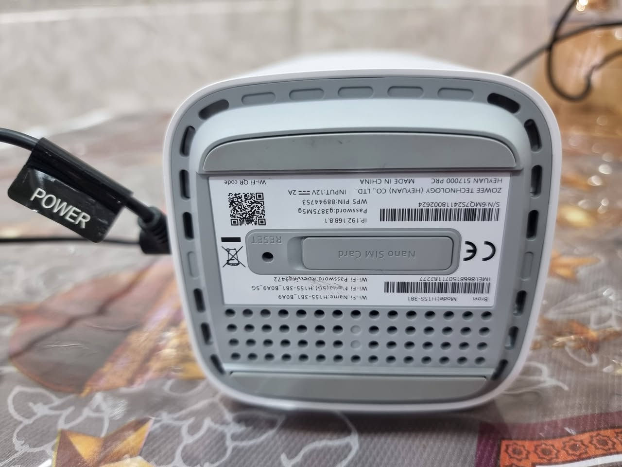 راوتر منزلي 4G-5G موديلModel:H155-381  مواصفات كثيرة ويعمل على كافة انواع السيم كارت .


**إذا كنت صاحب هذا الإعلان وتريد حذفه لأي سبب، رجاءا أرسل رسالة إلى الدعم الفني**