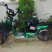 دراجة كهربائية • بيها مجال • نظيفه كلش