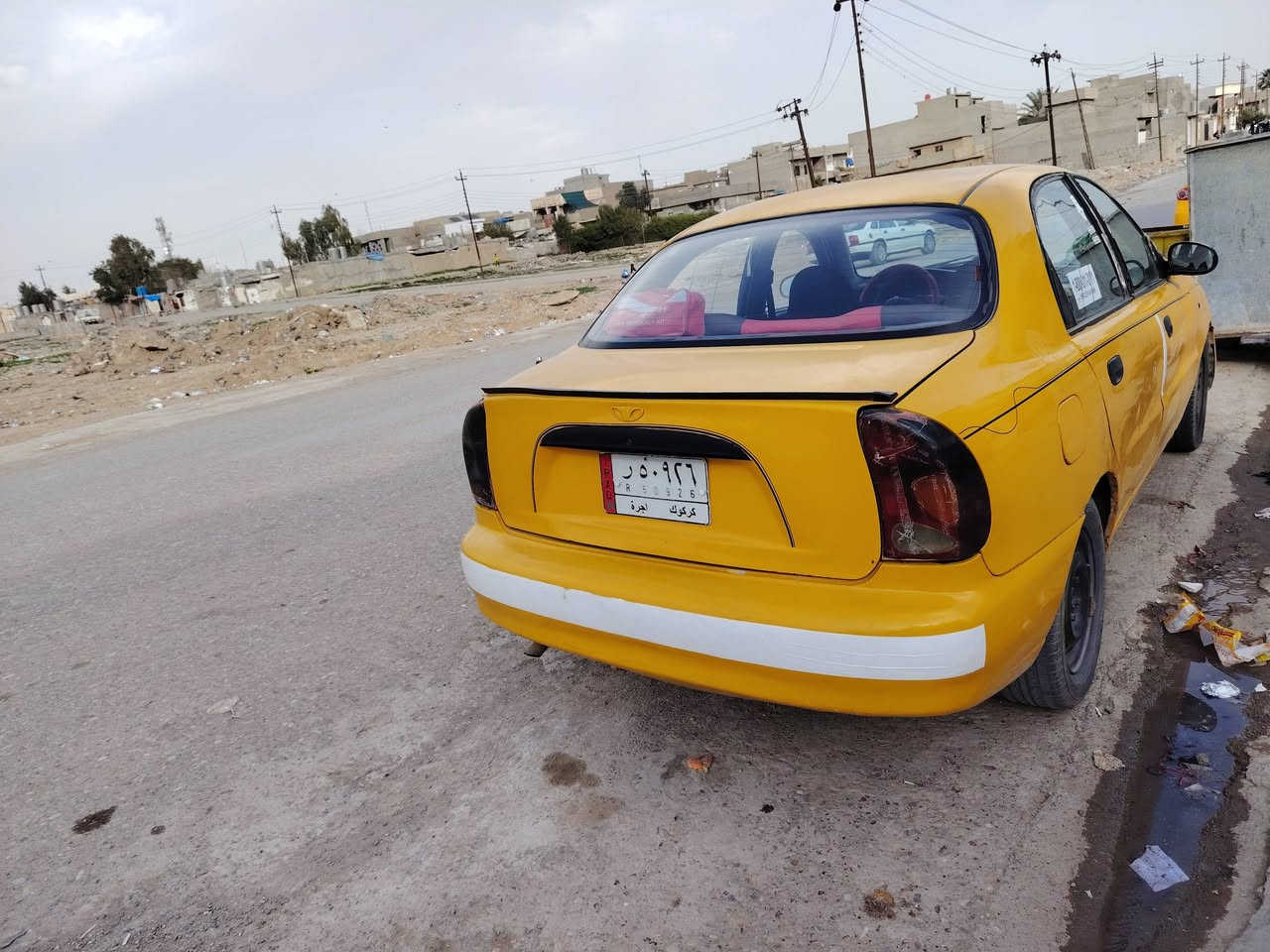 دايو لانوس رقم كركوك سعر  37 وبيها مجال شرط وكاله نقابه مصفر موديل 2000سنويه عضم  كابون بانزين موجود هذه رقمي ***********
