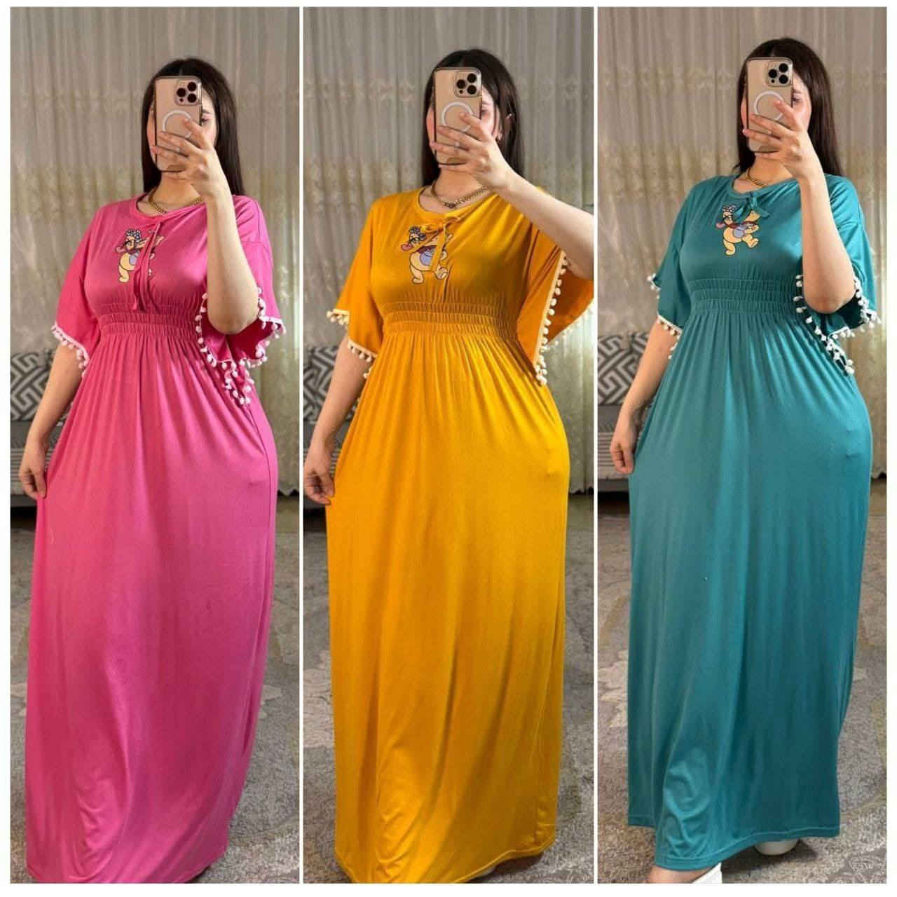 😍#جديدنا_وصل😍

   دشداشه . نسائي خفاش 🦇 🥰 

#الخامايه_ فانيلا_زبده __درجة_اولى 👉🏻 

القياس.  افريه سايز الحد وزن 90

للحجز والتوصيل مراسلة *********** 
العنوان خانقين شارع مصرف مجاور حاجه الف نور❤️
