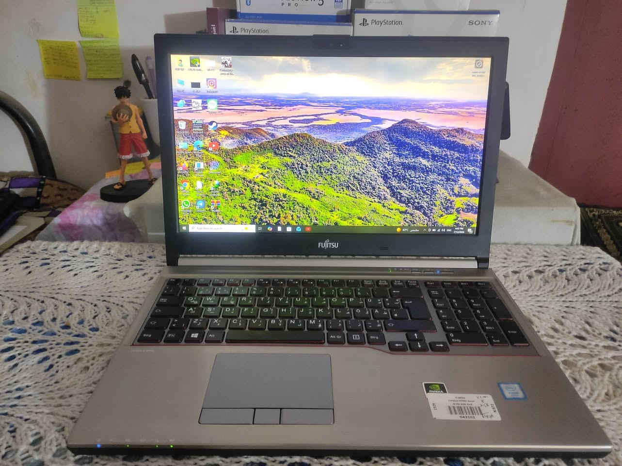 السعر 350 الف
عرض مميز لابتوب فوجتسو h760
إذا تريد جهاز قوي يتحمل الشغل الثقيل والألعاب  بدون مشاكل
💻 المواصفات:
المعالج: Intel Xeon E3-1505M v5: يأتي بسرعة أساسية 2.80 جيجاهرتز وتصل إلى 3.70 جيجاهرتز (رباعي النواة مع 8 خيوط معالجة).
الرام: 8GB (قابل للزيادة)
التخزين: SSD سريع 256GB
كرت شاشة: داخلي + خارجي نيفيديا 4
 كيكا  m2000m(مناسب للتصميم والألعاب)
الشاشة: 15.6 إنش جودة عالية FHD
⚡ المميزات:
أداء قوي وسريع
كيبورد عربي ونكليزي ليزري
مناسب للمونتاج، التصميم، والبرامج الثقيلة
يحتوي على كل المنافذ
بطارية جيدة
هيكل متين (Workstation أصلي)
 مناسب لـ طلاب، مهندسين، مصممين، وأي شخص يريد جهاز عملي وسريع
مكاني بغداد الدوره ابو دشير 
رقم ***********
