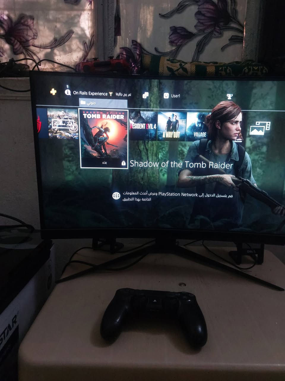 بلي ستيشن 4 برو مهكر  نظام 9. Ps4
ما مفتوح ولا داخل تصليح تجي وتفحص 

مع 2 جوستك اصلي وليس تجاري 

مع 25 لعبة كلهن قويات 

مع هارد الف كيكا 

مكاني الشعلة رقمي ***********
