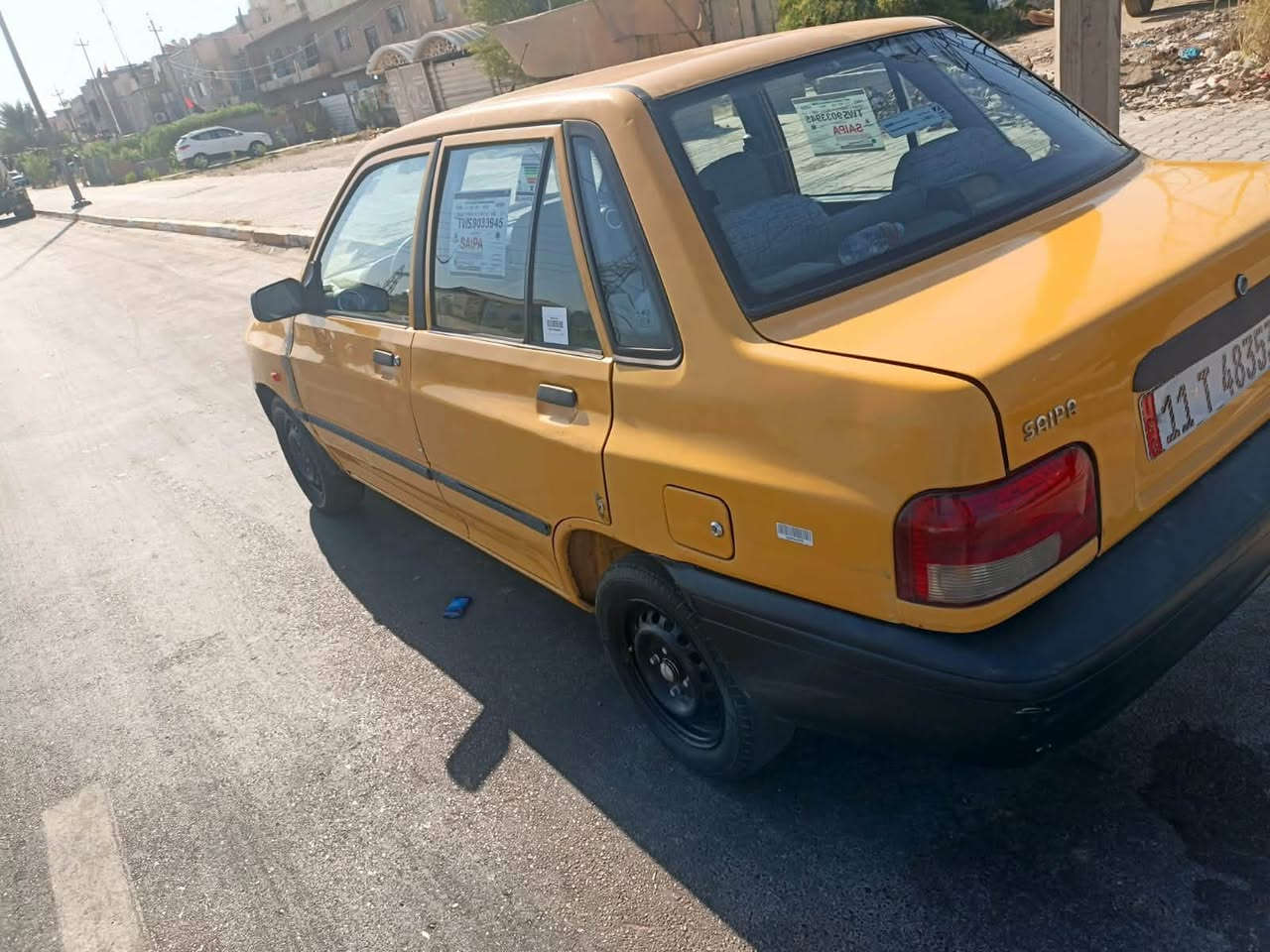 #بيع مستعجل 
السلام عليكم 
   سايبا موديل 2012

مكينه كير كفاله  
رقم  بغداد  تحويل مباشر 
السياره كفاله من خياس وشواصي وضربه 
بيهه بس هاي طخه خفيفه ومرجعهه بعدني ماصابغهه 
تبريد شغال ثلج منضومه جديده 
صدر امامي خلفي كله جديد
تايراتهه نص عمر نضاف يعني  
ضايف عليهه بنكه عاصفه وراديترات جدد ومي اخضر اصلي يعني انسه حماوه 
داخلهه نضيف من تنته وكشنات والدشبول كلهن نضاف 
هيئه غرامات مصفره سياره كلش جديده ومعتني بيهه حيل  بس صار عندي ضرف وجاي ابيع 
رايدهه ب30 وبيهه مجال مكاني بغداد الخطيب ***********
