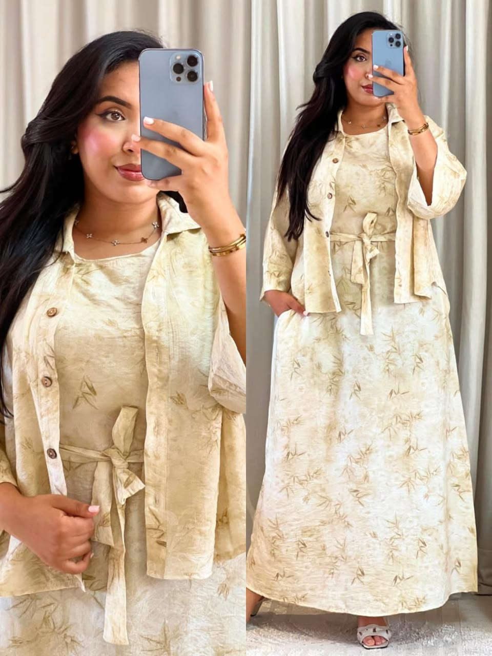 إلى بغيتي الأناقة والراحة فنفس الوقت ، هاد الأونسومبل هو الاختيار المناسب ليك🌸😍🥰
أونسومبل كسوة بالشوميز و الحزام أنيقة وخفيفة بتصميم عصري مميز مناسب للخرجات،الخدمة و المناسبات البسيطة💖🎀
📌المقاسات:M/L/XL/2XL
📌الثوب فرواصي جودة ممتازة ✅


**إذا كنت صاحب هذا الإعلان وتريد حذفه لأي سبب، رجاءا أرسل رسالة إلى الدعم الفني**