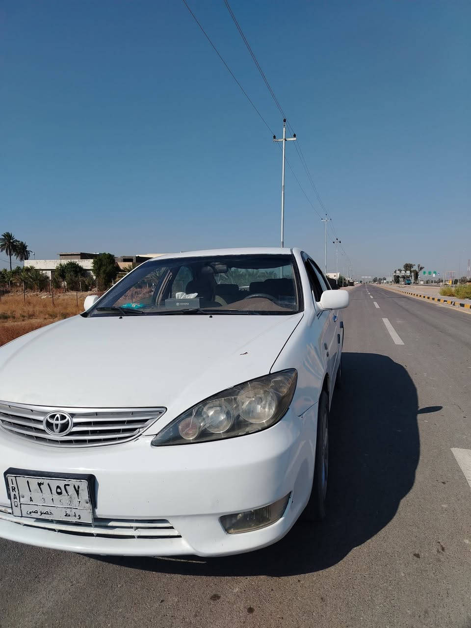 سلام عليكم كامري خليجي
2004 رقم واسط
محرك vvti2400 اربعه سلندر 
دواخل نضيفه 
شاشه 
كامره 
تبريد ثلج 
كير كفاله محرك ينقص بس مماثر عليها 
صدر جديد
ضررها موضح باخر صوره فقط هذا باقي بلاد
   سعر 89 وبيها مجال وترهم مراوس ب بيك اب اي نوع حسب القناعه
للاستفسار ***********
