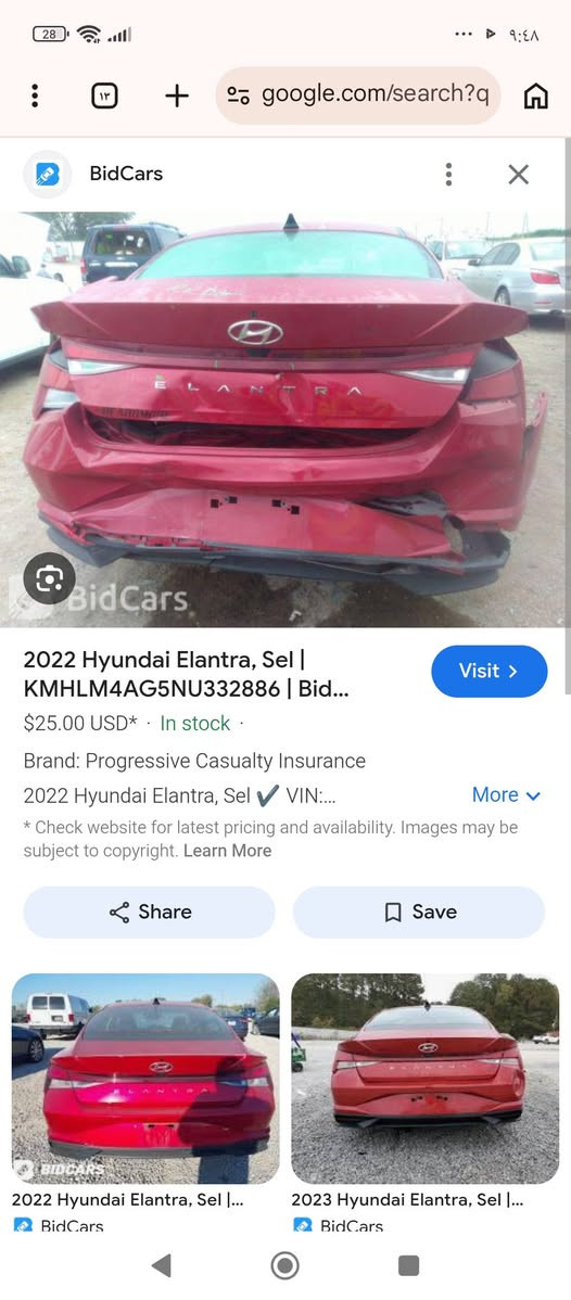 النترا 2022وارد امريكي محرك 2000دوش تبديل دعامية خلفية  بنيد بي كلير بمريكة نص فول ***********
