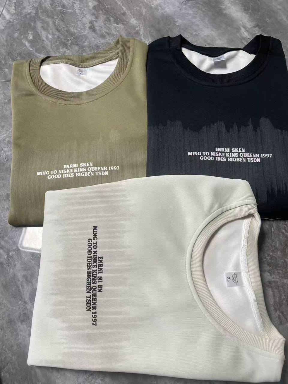 ياالله ياجبار
ماستر صيني 🥇 

خامة درجه اولى مكفووووووله🥇 ::

الدرزن يجي 12 سويتر ✌🏼 

الدرزن يحتوي على 3 الالوان

  الالوان كلها قويه وموضحة بلصور

قياسات

(M-L-XL_2XL-3XL)

الدرزن 12 قطعة ب 47 الف

توصيل 

بغداد 5

محافظات 6

مخازن الدولعي


**إذا كنت صاحب هذا الإعلان وتريد حذفه لأي سبب، رجاءا أرسل رسالة إلى الدعم الفني**