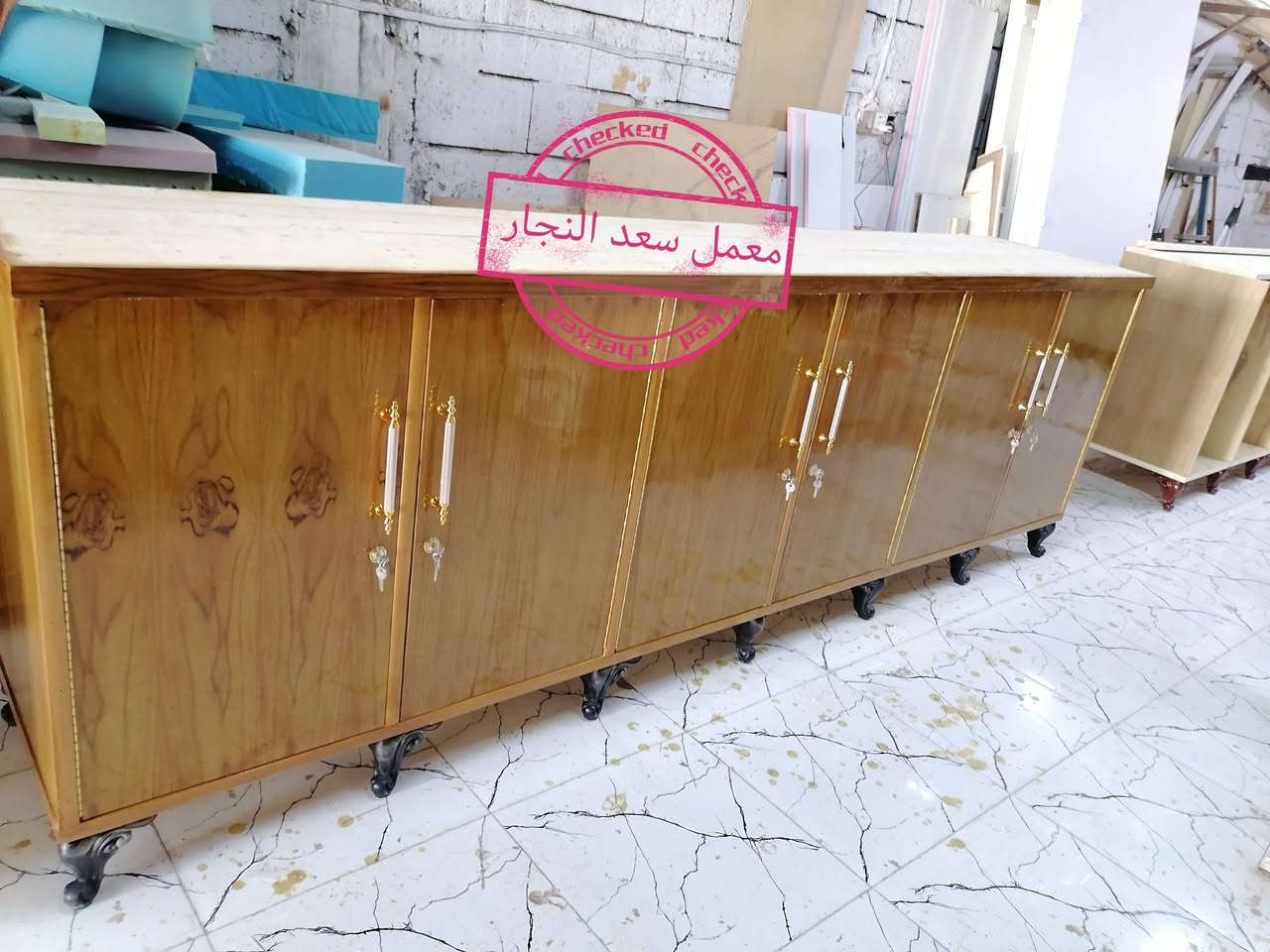 تفصال اليوم بوفيات حطاطة بالشرط صاج عراقي ثقيل شغل ايدنا  تفضل زورنا وتدلل🔨🪚

"تفصال خصوصي جاهز للتسليم."

"بوفيات حسب الطلب خلصن اليوم."

"غرفة نوم جاهزة.. حسب ذوق الزبون."
معمل سعد النجار العنوان كركوك نهاية شركة الطارق للإستفسار ***********
#نجارة_عراقية #تفصال_حسب_الطلب #معمل_نجارة #خشب_صاج
