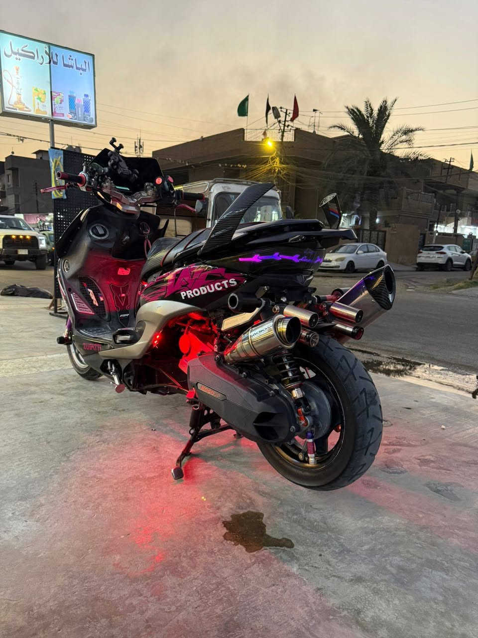 سكنس لد ياباني قبق نفخ ستان حساس الدراجة شلعتها قوية بيها صالنصة اكروبوفج بكلايت كوسو اصلي جناحات بي ام دبليو ستيرن  TOBO  بعد بيها هواي غراض  الدراجة للبيع او مراوس بتي ماكس  وانطي فرق *********** ‏‍🇹🇹
