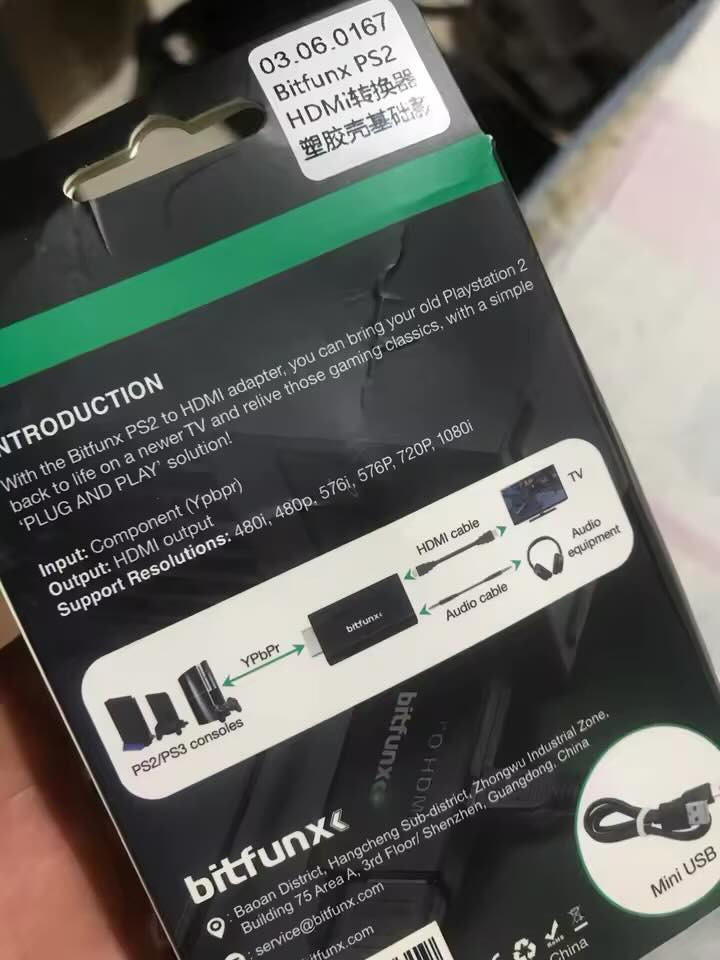 هذا محول Bitfunx PS2 to HDMI المستخدم لتوصيل جهاز بلاي ستيشن 2 (PS2) بشاشات التلفزيون الحديثة عبر كابل HDMI.
اكتب سعرك وبالعافية 
للاستفسار على الرقم ***********
