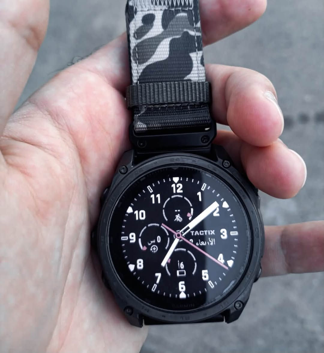 متوفر الان ساعة Garmin Tactix 8 saph solar 51 mm elite Titanium
اعلى فئة في Tactix 8 مستخدم اسبوع فقط مع ضمان سنة استبدال #tactix8 #garmin #جارمن #ساعات_عسكرية 

متوفر الان لدينا في متجر ساعات كارمن  

متخصص ببيع ساعات كارمن واجهزة الملاحة في العراق للحجز والاستفسار خاص او واتساب ***********
