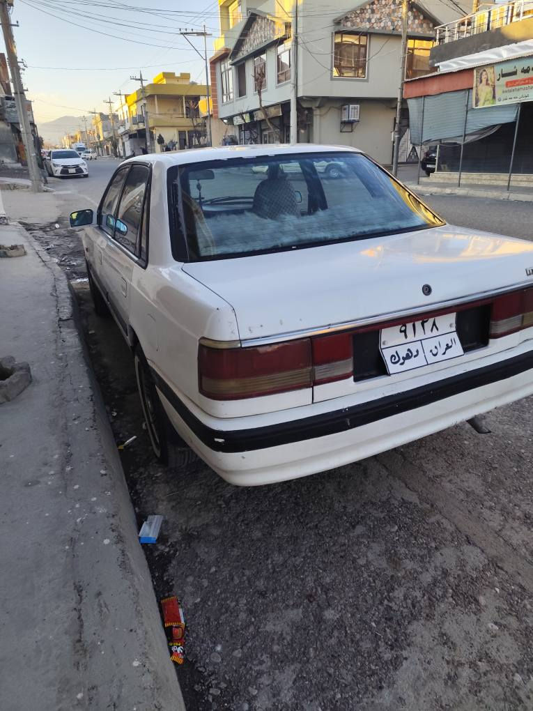 مازدا مۆدێل 1990 ی هەشت و بەخ ئەی بی ئێس هی مەعرەز نیە بۆیاغ سێ چوار پارچەی هەیە و کەمێک ناوی گرتووە ساحیب سەنەوی ماڵی لە ڕانیە یە بۆ پەیوەندی *********** رانية, السليمانية
