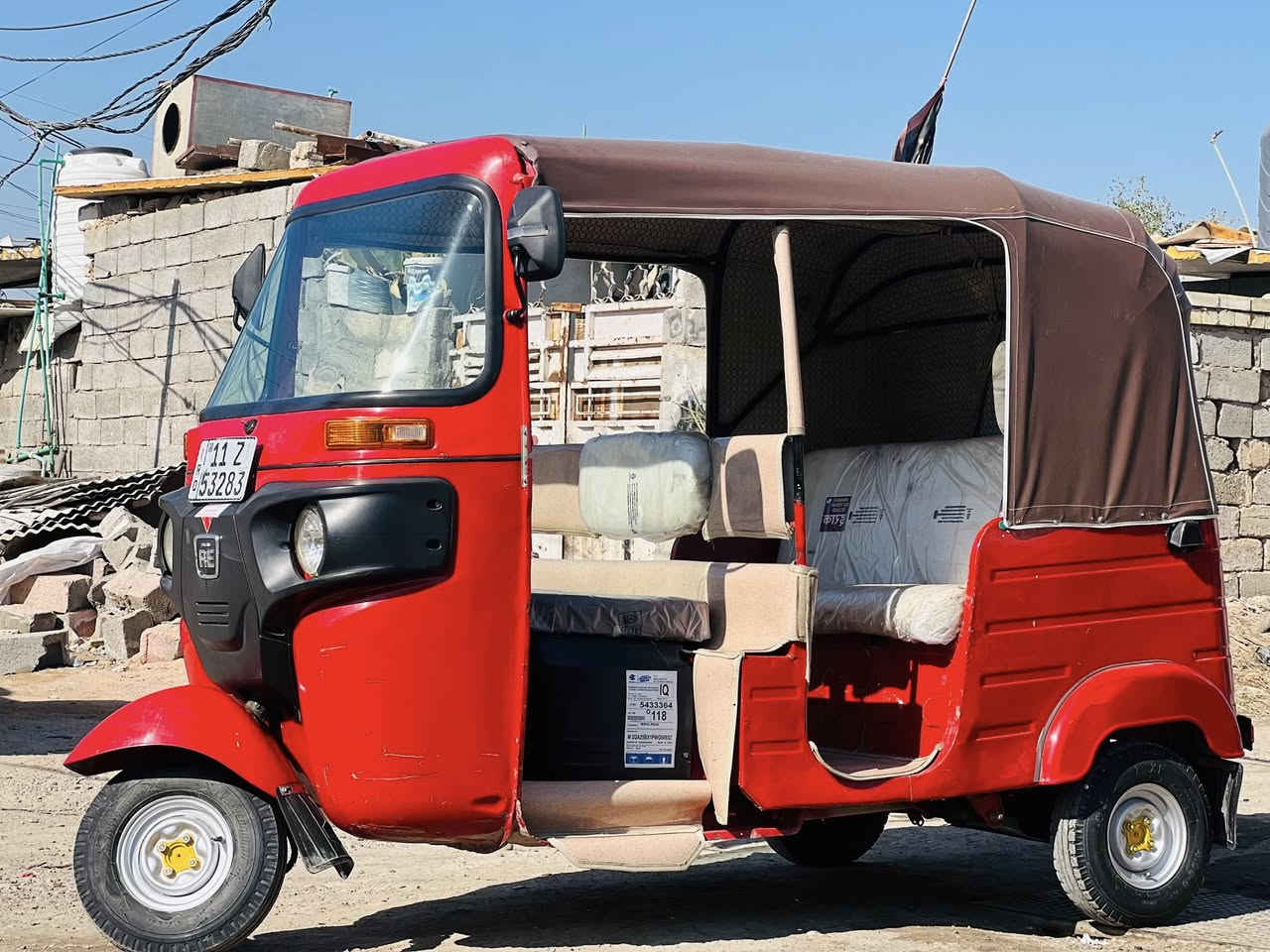 سلام عليكم شباب تكتك 18 كفاله عامه بس دوس معمره 
تكتك خير من الله حلوه كعاده شخط بل لغد محرك خير من الله 
عنواني بغداد البياع تقاطع درويش تفاصيل تصال الهاتف ***********
