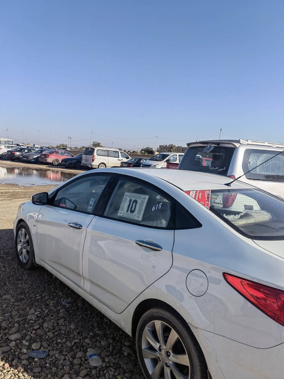 السلام عليكم…اعتذر عن الاقساط والوعده
للبيع هونداي اكسنت 2013 خليجي لون ابيض رقم أربيل

سياره خير من الله حيل حلوه واحلى من الصور…  فول مواصفات فتحت سقف شاشه 
محرك 1600 شرط 
كير شرط بدون كل عيب صدر جديد
تبريد ثلج تدفئه نار سياره جاهزه مجهزه بدون نقص…
بيها نص باب صبغ بدون دواخل  وبيها تعديلات بارد والباقي مكفول…
السعر 115وبيها مجال 
مكاني صلاح الدين  بيجي***********
***********
