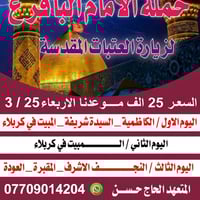 حملة الامام الباقر • زيارة العتبات • قضاء المدينه