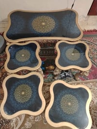 ميز مع طبلات • بعقوبه كاطون الرازي