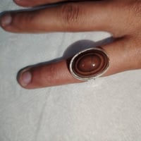 خاتم • جزع يماني • فضة ٩٢٥