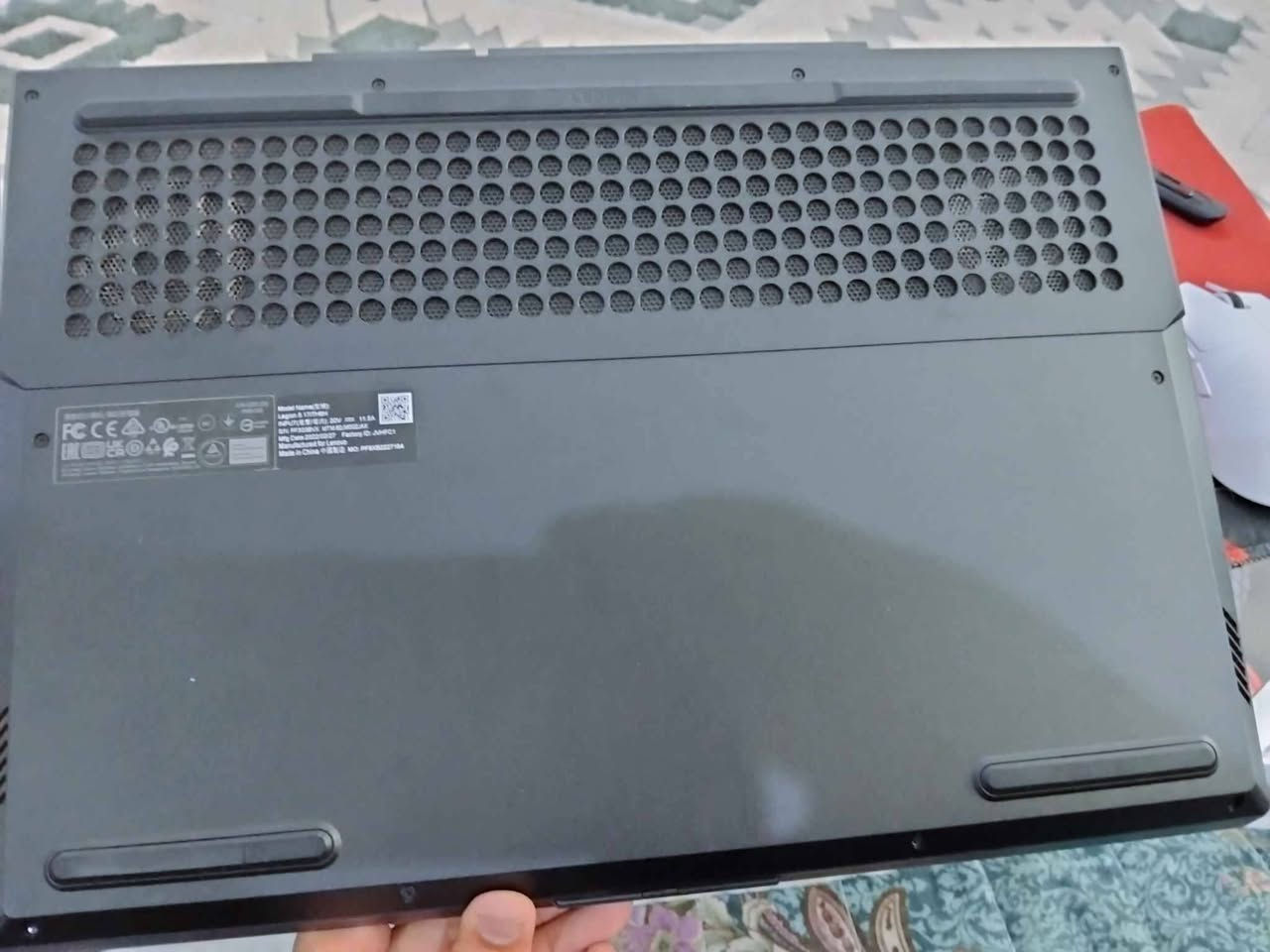 LENOVO LEGION 5
GPU: Rtx 3060 (130w)
Core i7 11800H  (8 Cores, 16threads)
Ram: 16gb DDR4 3200MT/s  (8X8) dual Channel
Hard: 512GB Ssd Nvme
Screen: 17.3 FHD 144 Hz
Keyboard : English/Arabic Backlit
Original charger 230watt + original Box included 
بەگشتی لاپتۆپێکی زۆر نایابە و بێکێشەیە
تکایە سەیری تەواوی وێنەکان بکە ئەگەر بەدڵتە و بەکەڵکی بەڕێزتان دێت نامە بنێرن. لەگەڵ ڕێزم
نرخی ئەم بەرهەمە ١,١٠٠,٠٠٠ دینار
گەیاندن بەردەستە
-------------
لابتوب نضيف جداً و ما بها اي مشاكل
شاحنة اصلي و كرتون موجود 
سعر
١،١٠٠،٠٠٠ دينار
توصيل موجود أربيل, العراق


**إذا كنت صاحب هذا الإعلان وتريد حذفه لأي سبب، رجاءا أرسل رسالة إلى الدعم الفني**